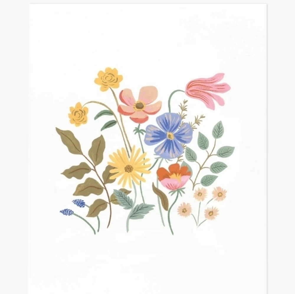 Rifle Paper Co. Botanical Art Print - Strawberry Fields Cluster